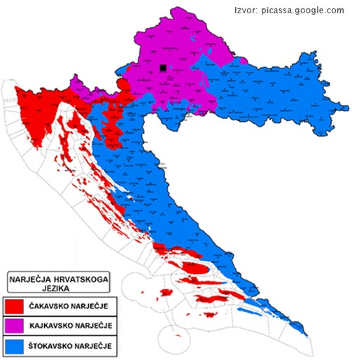 karta kajkavskog narječja Čakavica   narječje ili jezik?   Stranica 108   Forum.hr karta kajkavskog narječja